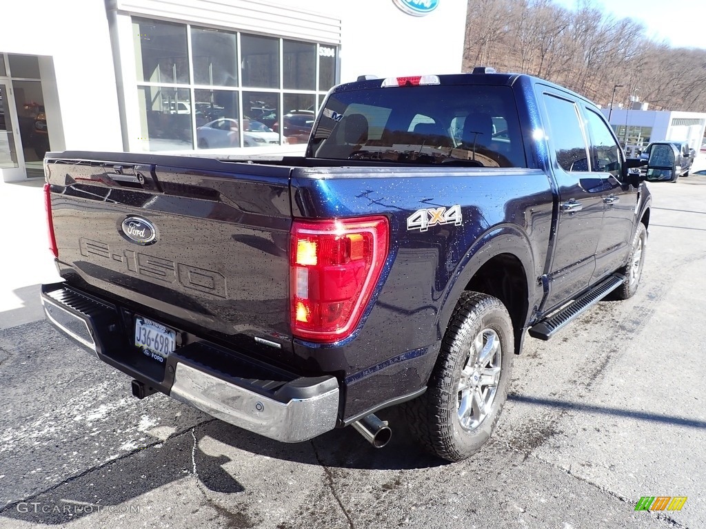 2021 F150 XLT SuperCrew 4x4 - Antimatter Blue / Medium Dark Slate photo #2