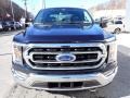 2021 Antimatter Blue Ford F150 XLT SuperCrew 4x4  photo #7