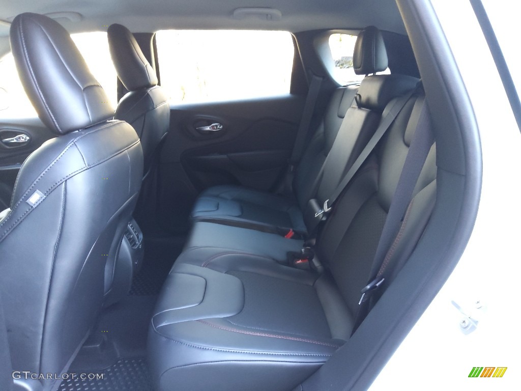 Black Interior 2022 Jeep Cherokee Trailhawk 4x4 Photo #143820651