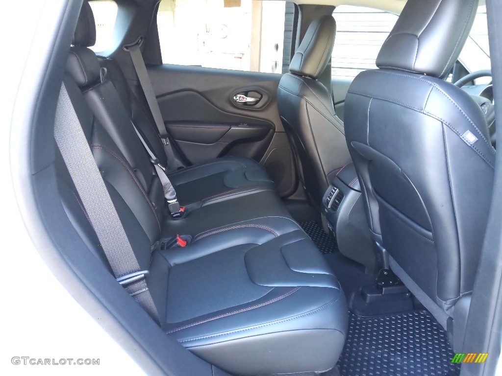 Black Interior 2022 Jeep Cherokee Trailhawk 4x4 Photo #143820729