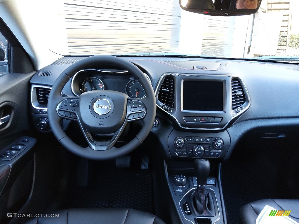 2022 Jeep Cherokee Trailhawk 4x4 Black Dashboard Photo #143820765