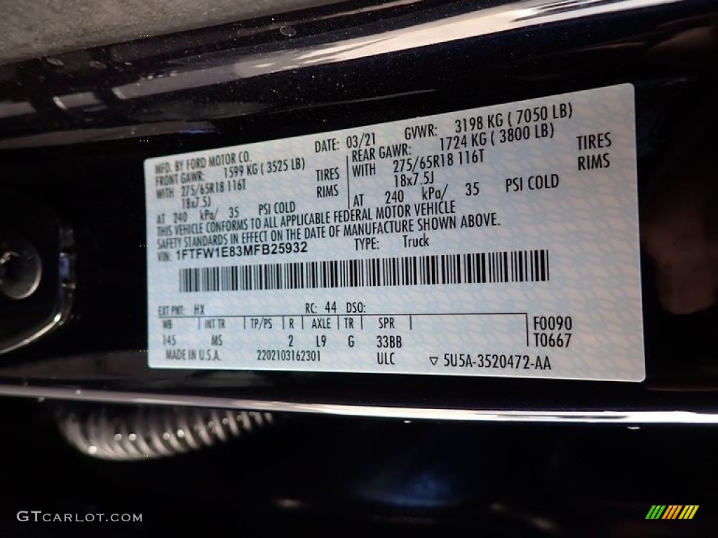 2021 F150 XLT SuperCrew 4x4 - Antimatter Blue / Medium Dark Slate photo #18