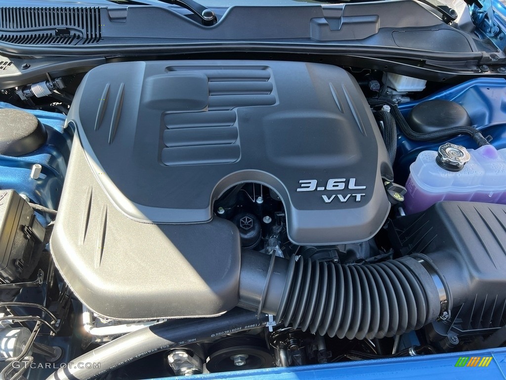 2022 Dodge Challenger SXT Blacktop 3.6 Liter DOHC 24-Valve VVT V6 Engine Photo #143821265