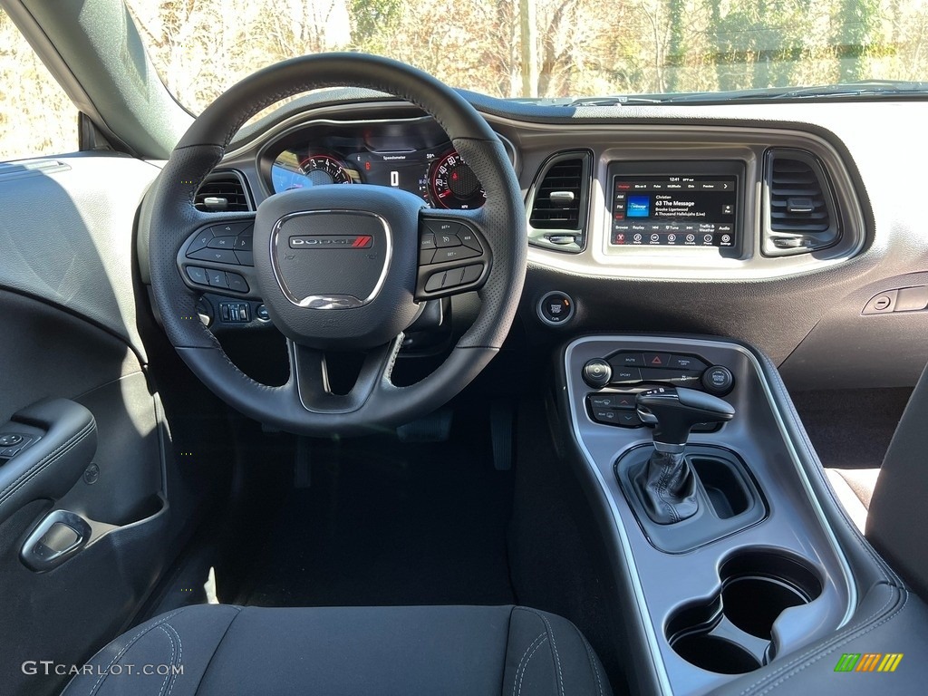 Sepia/Black Interior 2022 Dodge Challenger SXT Blacktop Photo #143821383