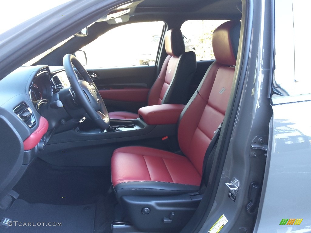 Red/Black Interior 2022 Dodge Durango R/T Blacktop AWD Photo #143821779