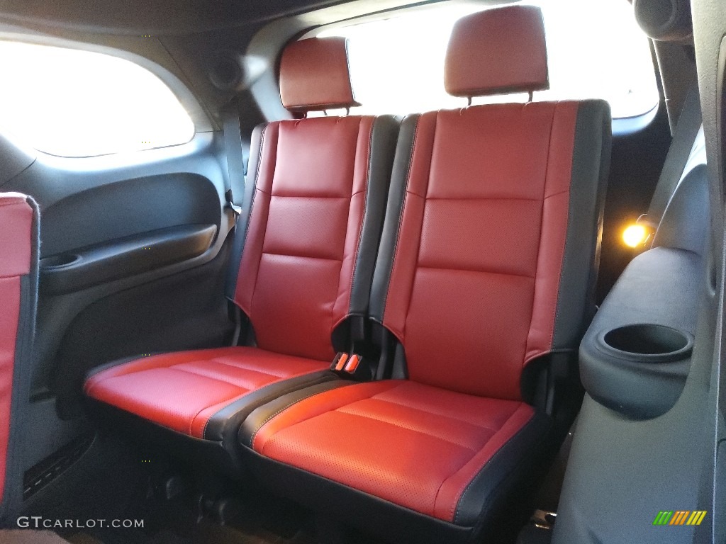 Red/Black Interior 2022 Dodge Durango R/T Blacktop AWD Photo #143821875