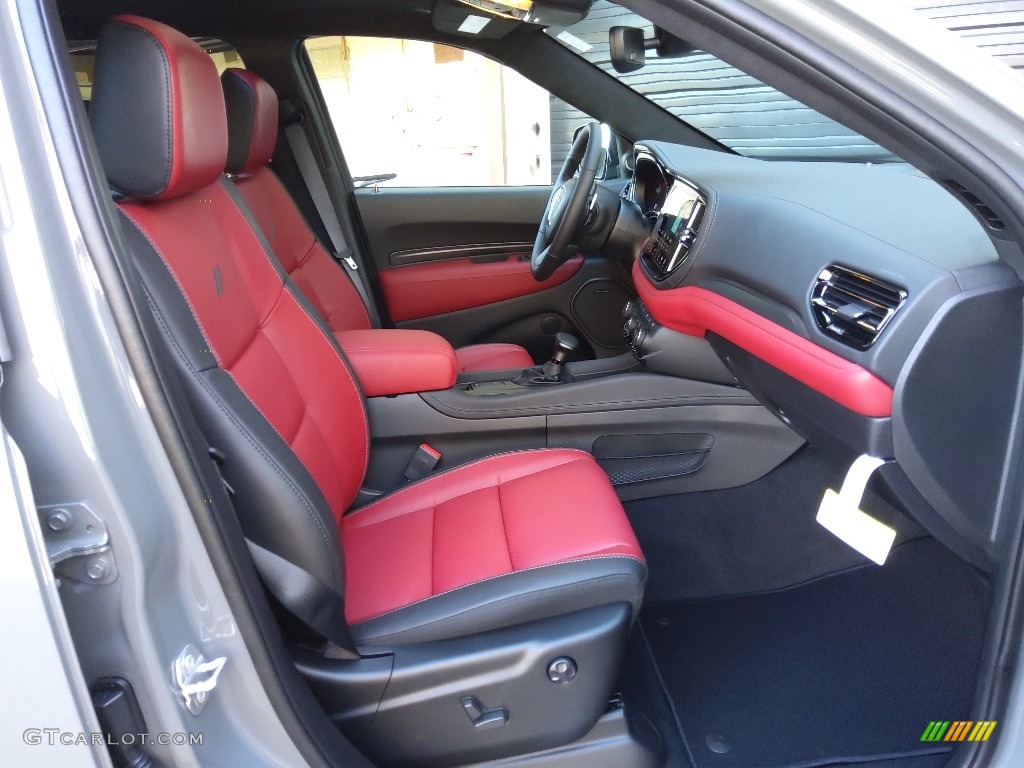 Red/Black Interior 2022 Dodge Durango R/T Blacktop AWD Photo #143821965