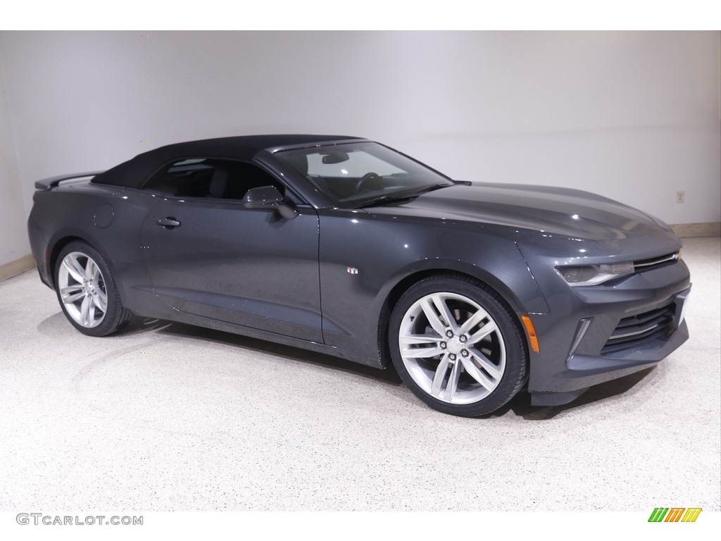 2017 Camaro LT Convertible - Nightfall Gray Metallic / Jet Black photo #2