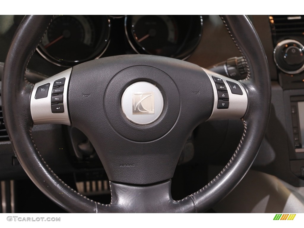 2007 Saturn Sky Red Line Roadster Tan Steering Wheel Photo #143822508