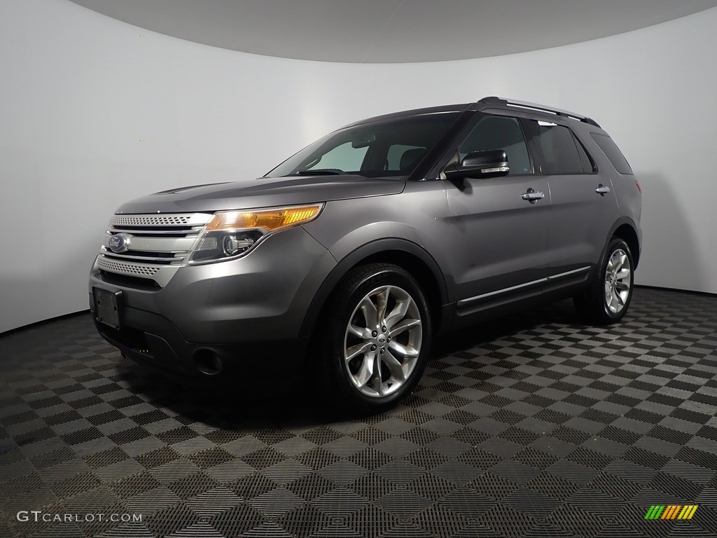 2013 Explorer XLT 4WD - Sterling Gray Metallic / Charcoal Black photo #8