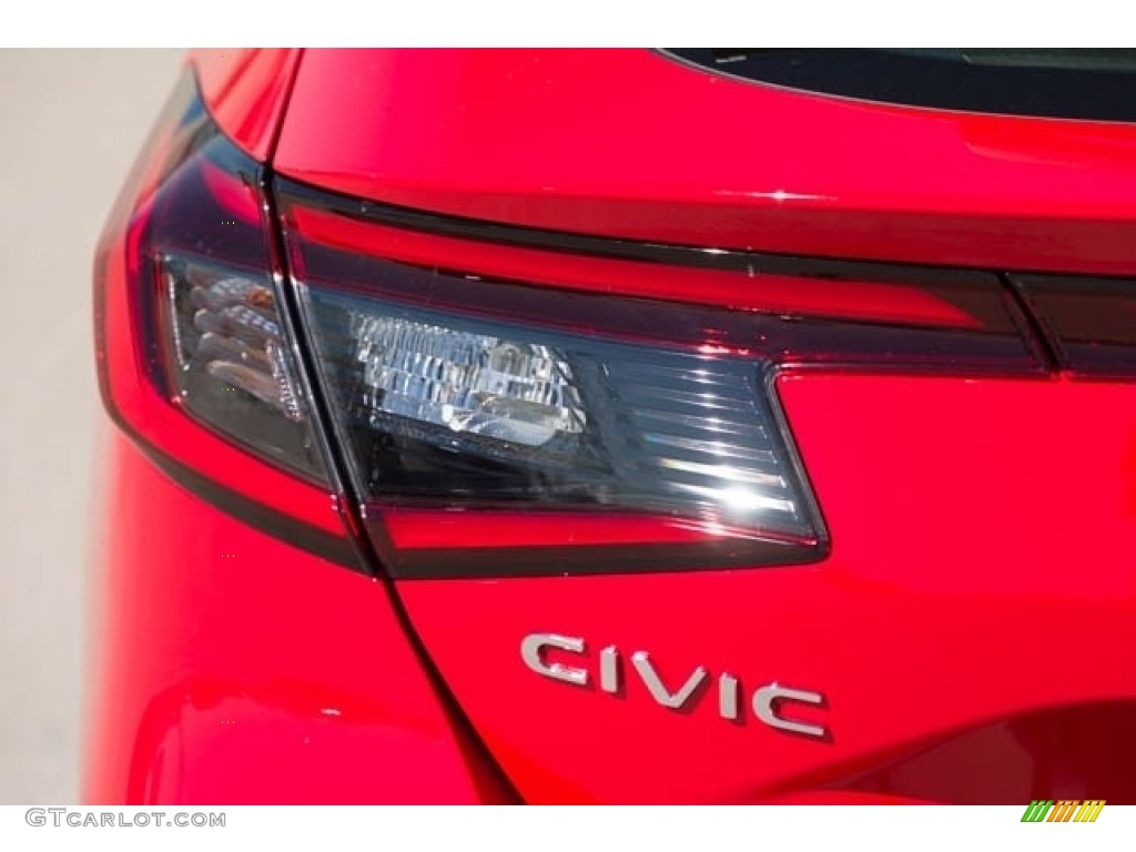 2022 Civic Sport Hatchback - Rallye Red / Black photo #6
