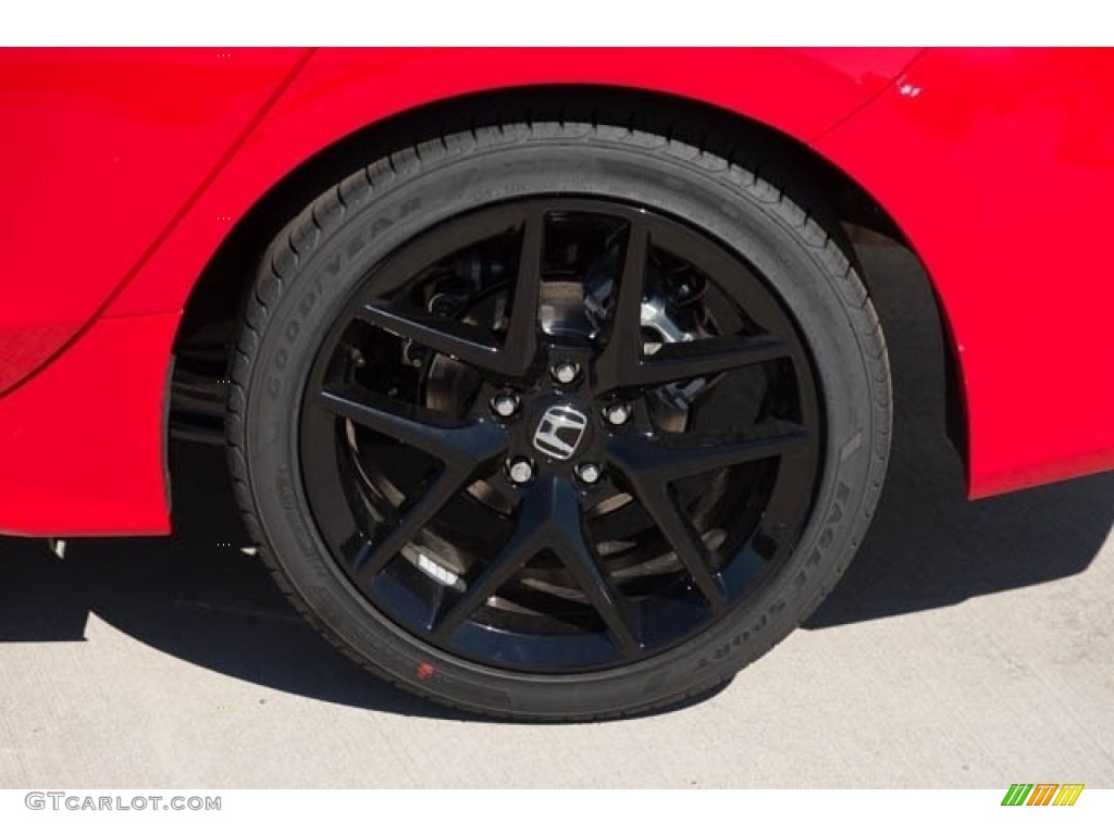 2022 Civic Sport Hatchback - Rallye Red / Black photo #12