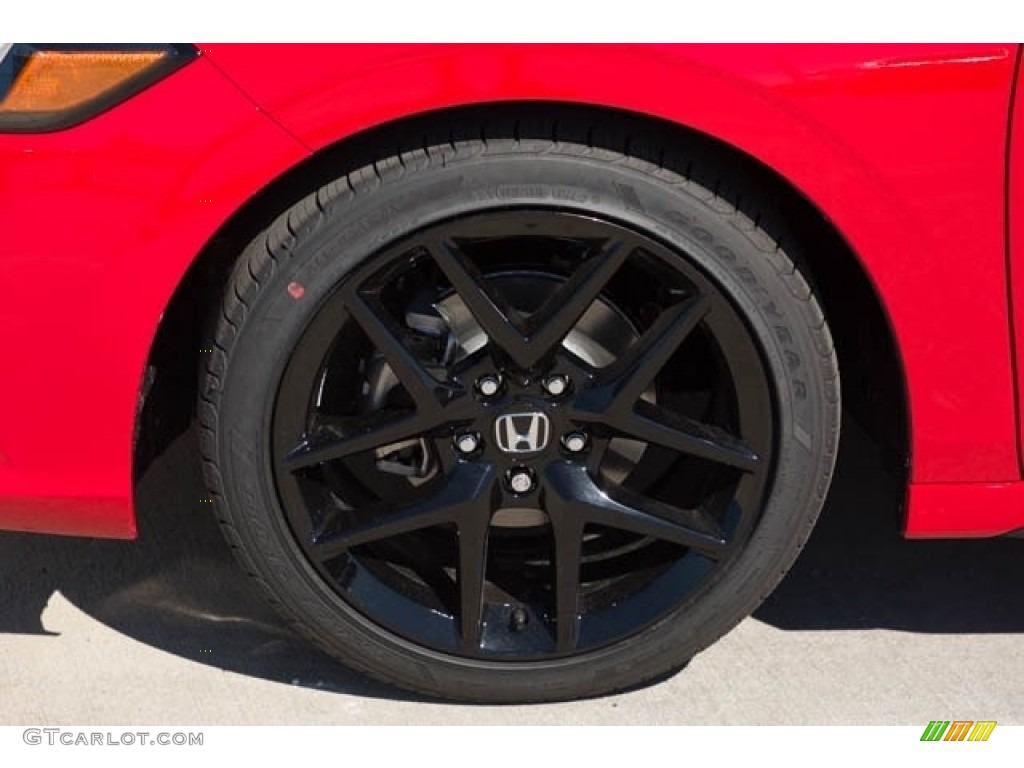 2022 Civic Sport Hatchback - Rallye Red / Black photo #13