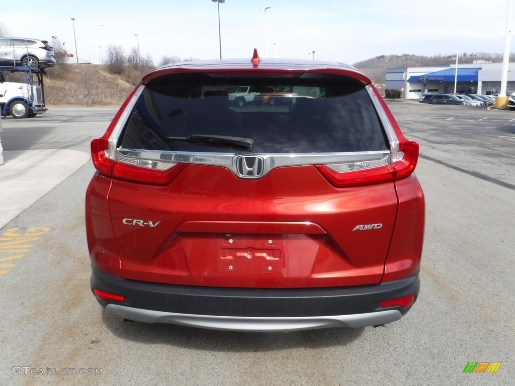 2018 CR-V EX AWD - Molten Lava Pearl / Ivory photo #9