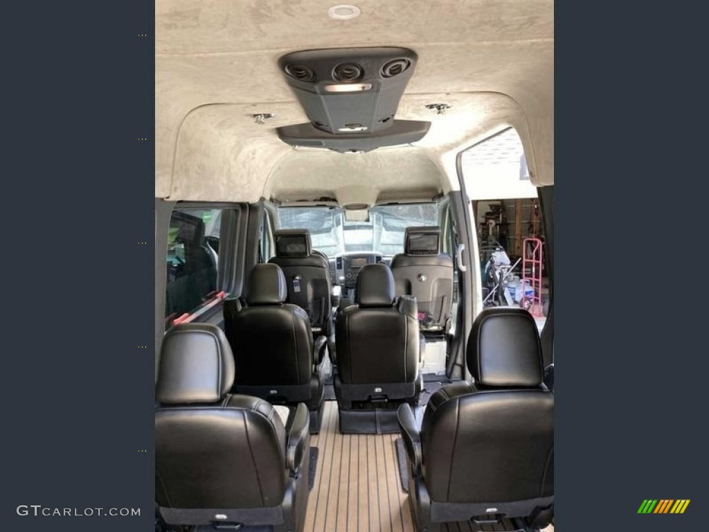 Black/Cream Interior 2016 Mercedes-Benz Sprinter 2500 High Roof Passenger Land Yacht Conversion Van Photo #143827744