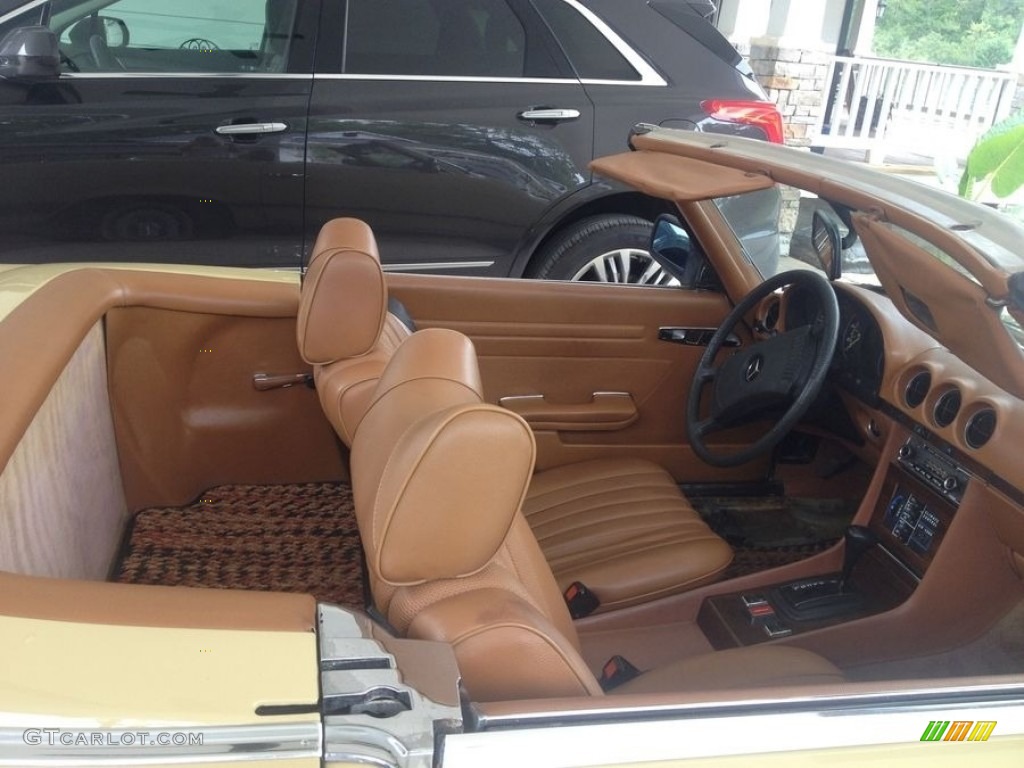 Palamino Interior 1979 Mercedes-Benz SL Class 450 SL Roadster Photo #143828008