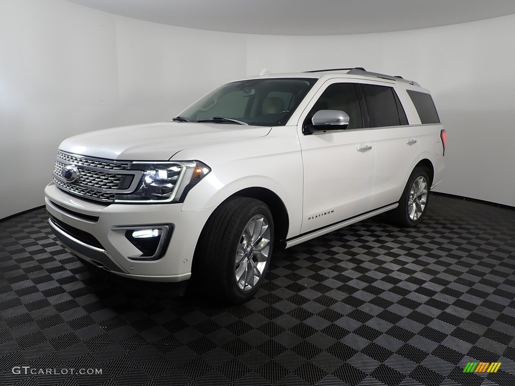 2019 Expedition Platinum 4x4 - White Platinum Metallic Tri-Coat / Medium Soft Ceramic photo #8