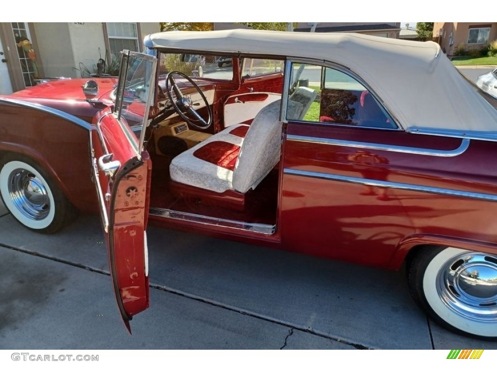 1955 Ford Fairlane Sunliner Convertible Front Seat Photo #143828473