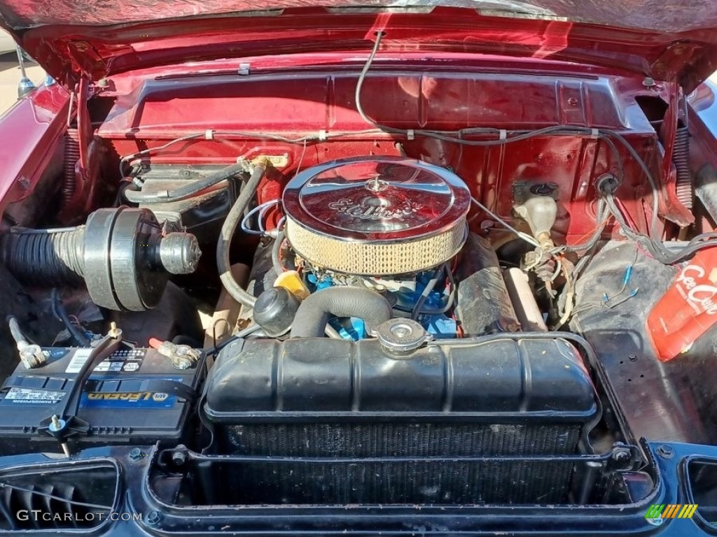 1955 Ford Fairlane Sunliner Convertible Engine Photos