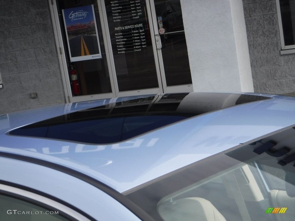 2017 Accord Hybrid EX-L Sedan - Vortex Blue Pearl / Ivory photo #3
