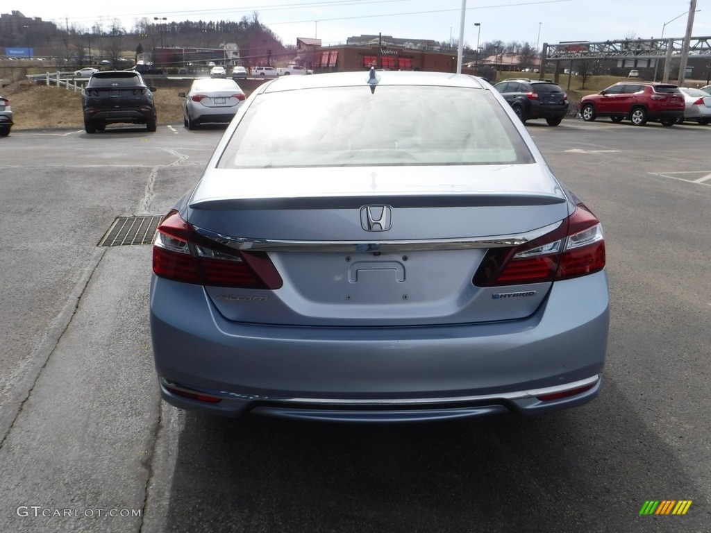 2017 Accord Hybrid EX-L Sedan - Vortex Blue Pearl / Ivory photo #10