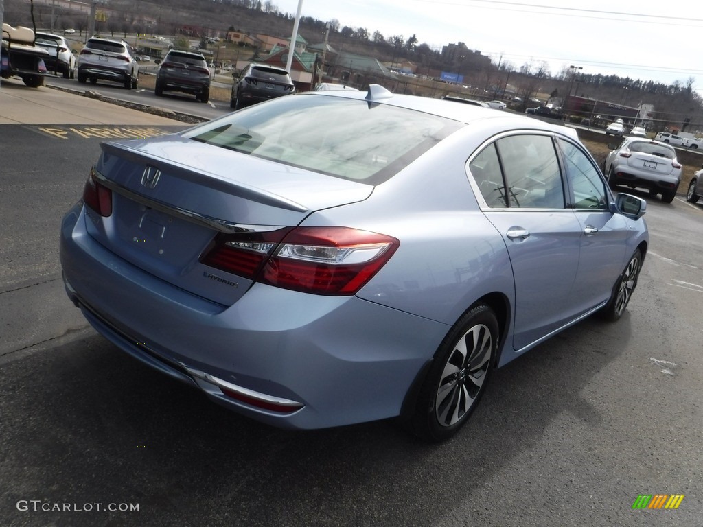 2017 Accord Hybrid EX-L Sedan - Vortex Blue Pearl / Ivory photo #11