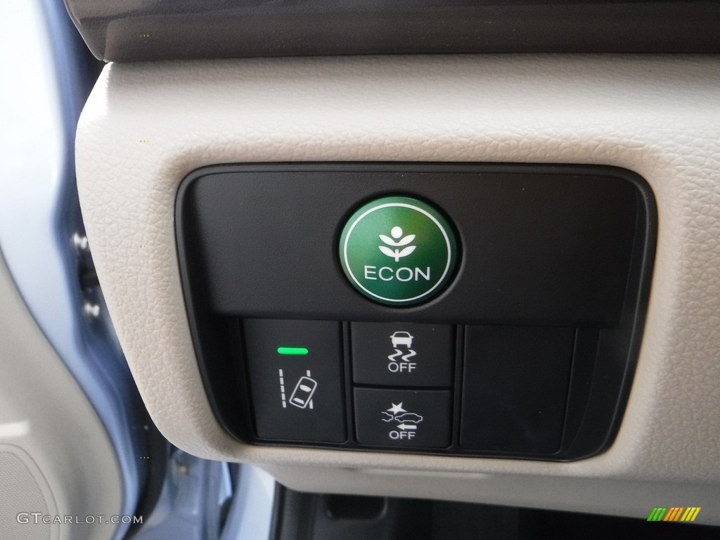 2017 Accord Hybrid EX-L Sedan - Vortex Blue Pearl / Ivory photo #17