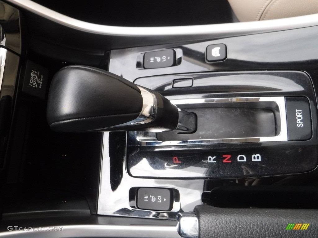 2017 Accord Hybrid EX-L Sedan - Vortex Blue Pearl / Ivory photo #18