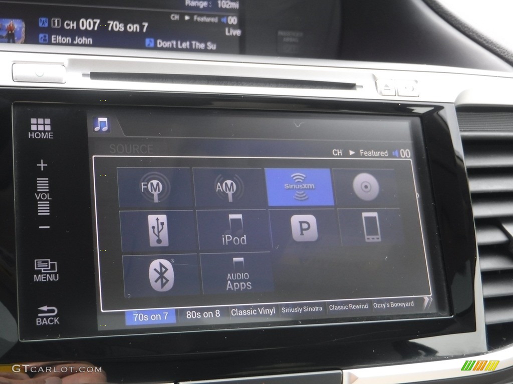 2017 Accord Hybrid EX-L Sedan - Vortex Blue Pearl / Ivory photo #20