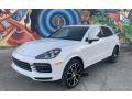 Carrara White Metallic 2019 Porsche Cayenne E-Hybrid Exterior