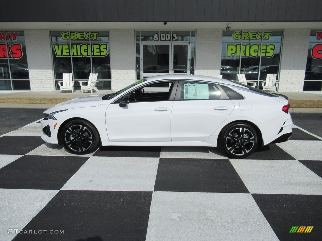 2021 K5 GT-Line - Glacier White Pearl / Black photo #1