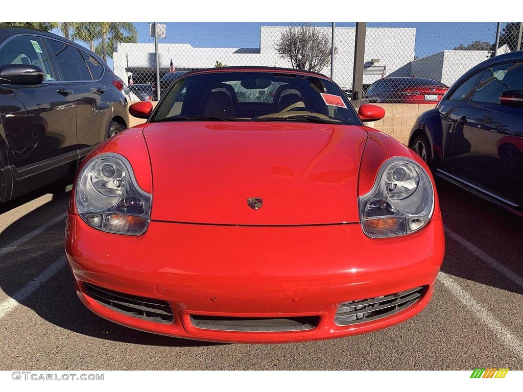 2000 Boxster S - Guards Red / Savanna Beige photo #3