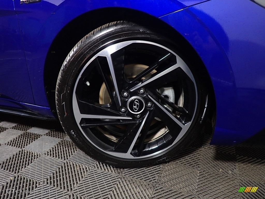 2021 Elantra N-Line - Intense Blue / Black photo #43