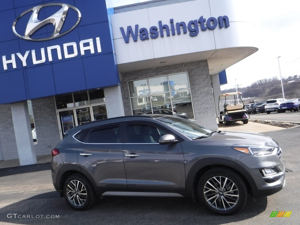2021 Tucson Ulitimate AWD - Magnetic Force / Black photo #2