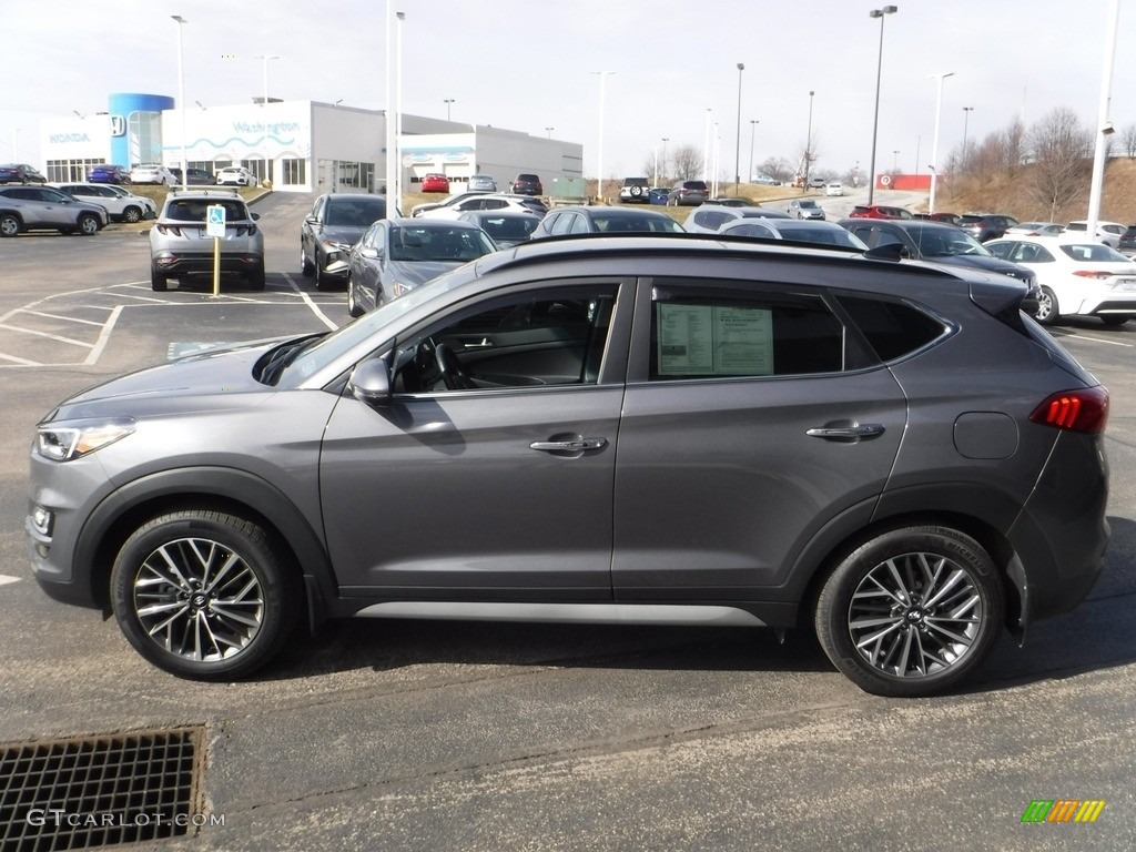 2021 Tucson Ulitimate AWD - Magnetic Force / Black photo #8