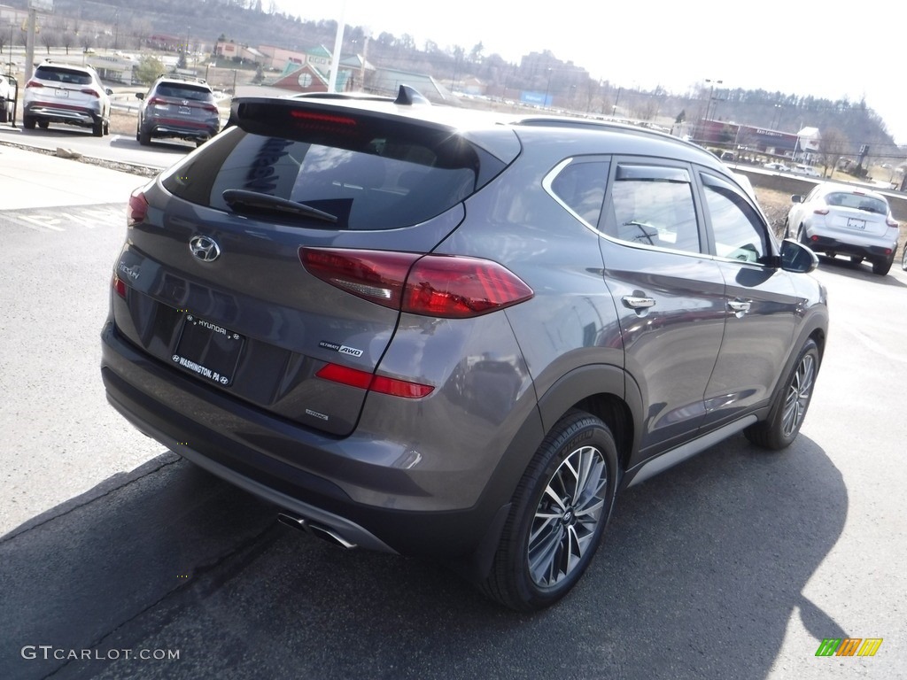 2021 Tucson Ulitimate AWD - Magnetic Force / Black photo #11
