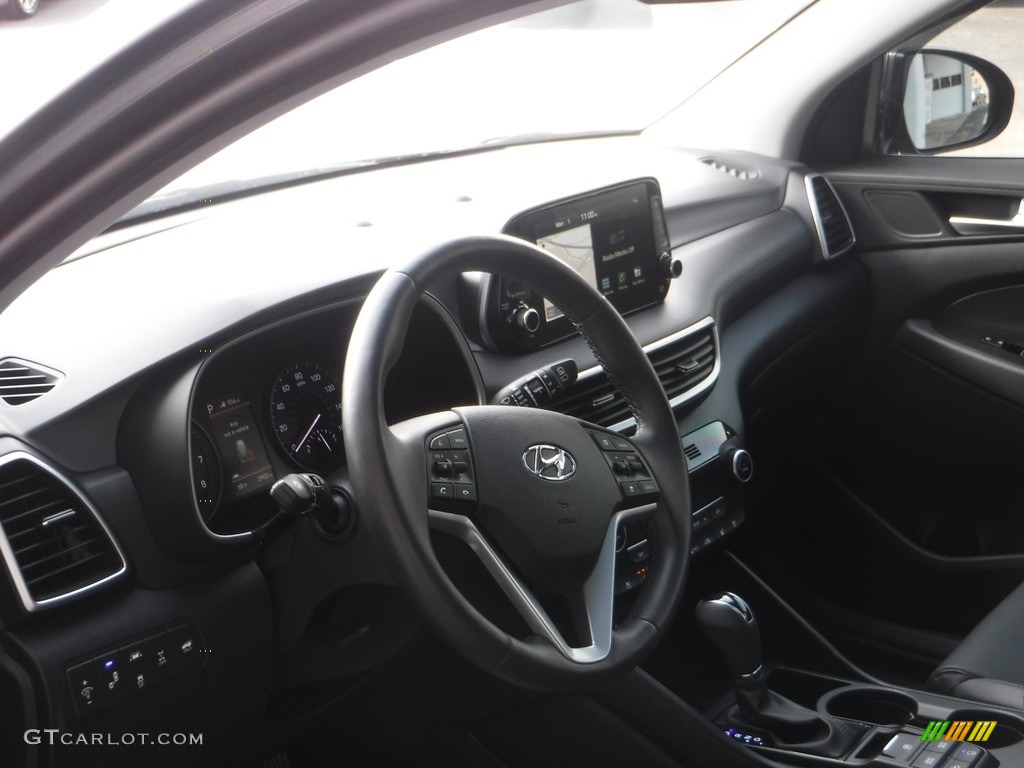 2021 Tucson Ulitimate AWD - Magnetic Force / Black photo #16