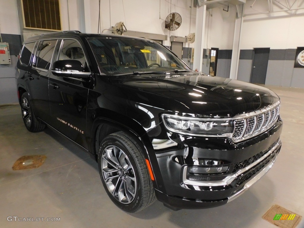 2022 Grand Wagoneer Series III 4x4 - Diamond Black Crystal Pearl / Global Black photo #3