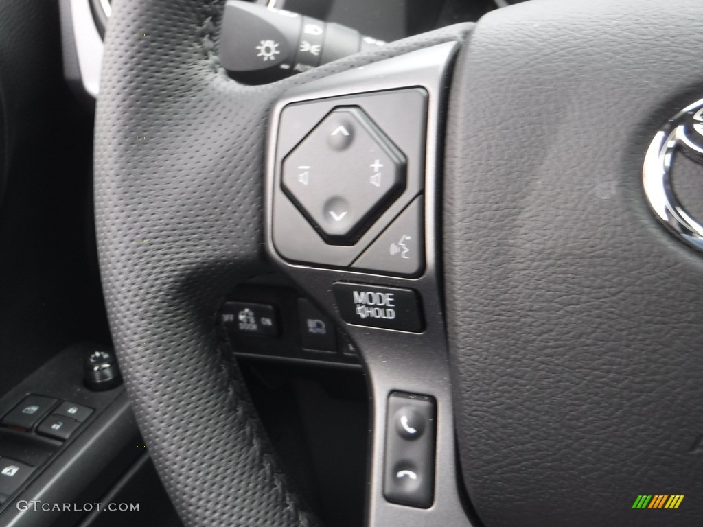 2022 Toyota Tacoma TRD Off Road Double Cab 4x4 Black Steering Wheel Photo #143832896
