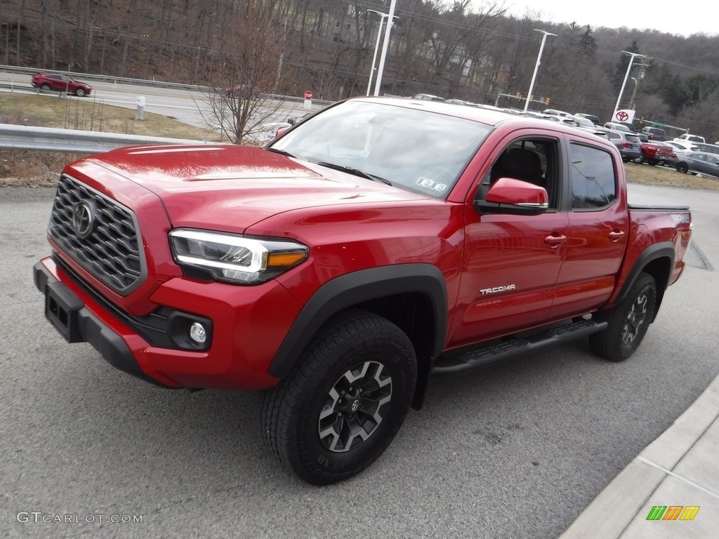 Barcelona Red Metallic 2022 Toyota Tacoma TRD Off Road Double Cab 4x4 Exterior Photo #143832920