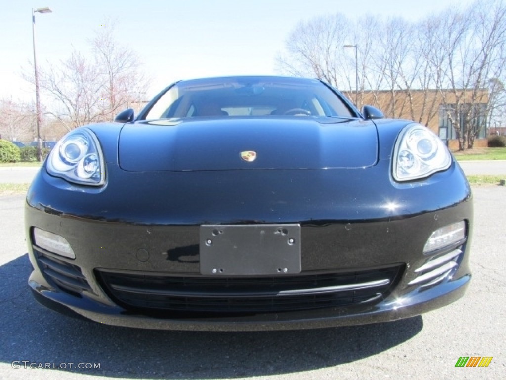 2011 Panamera V6 - Black / Cognac Natural Leather photo #4