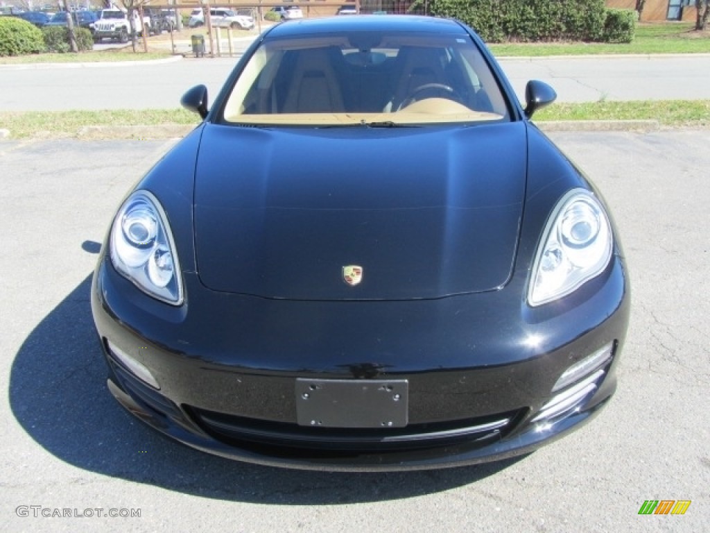 2011 Panamera V6 - Black / Cognac Natural Leather photo #5