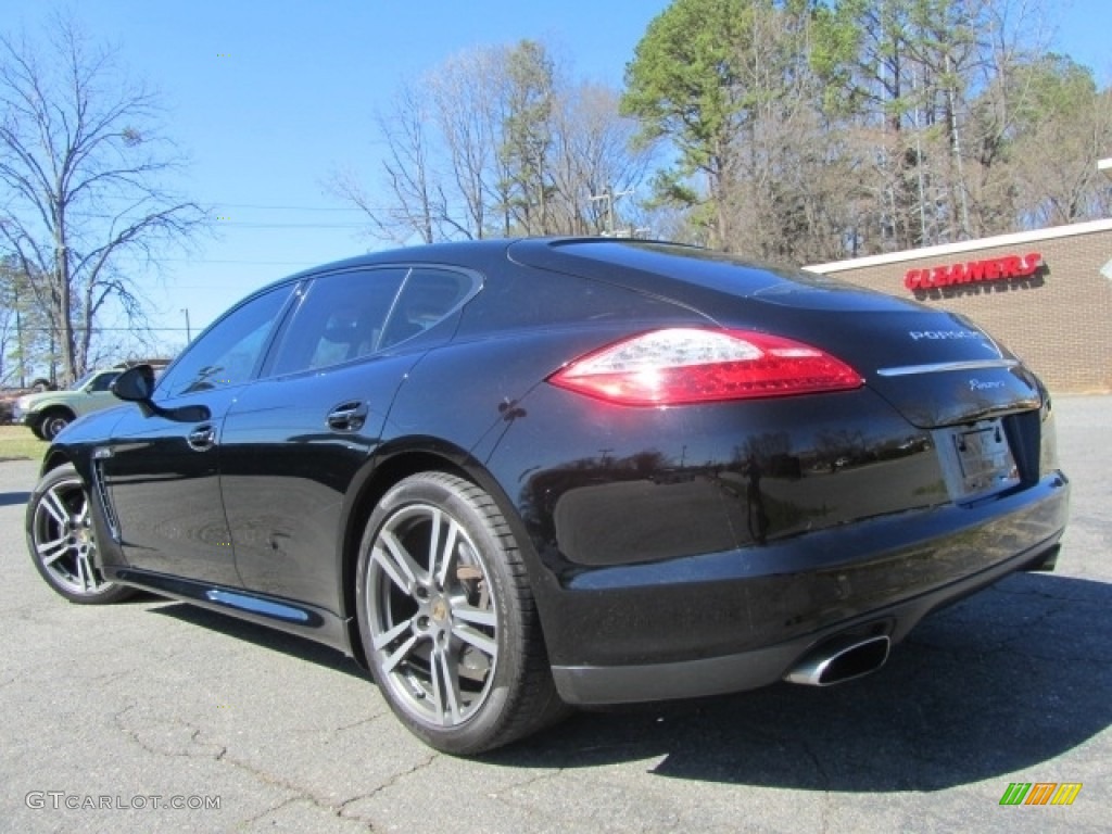 2011 Panamera V6 - Black / Cognac Natural Leather photo #8