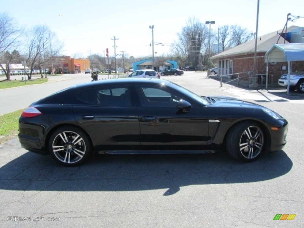 2011 Panamera V6 - Black / Cognac Natural Leather photo #11