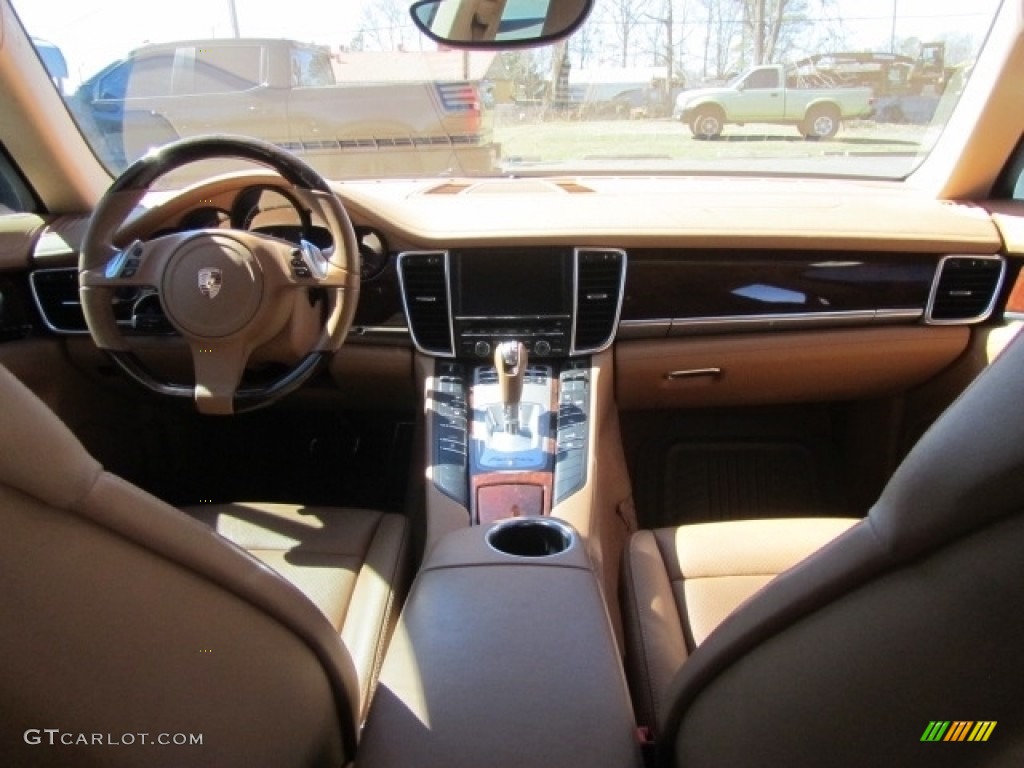 2011 Panamera V6 - Black / Cognac Natural Leather photo #13