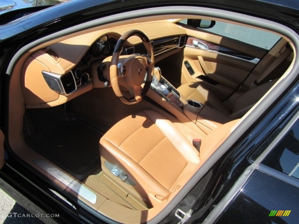 2011 Panamera V6 - Black / Cognac Natural Leather photo #17