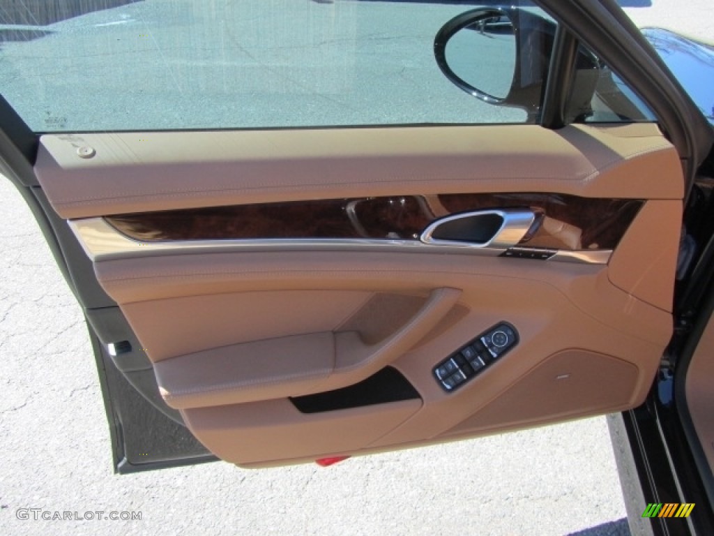 2011 Panamera V6 - Black / Cognac Natural Leather photo #18