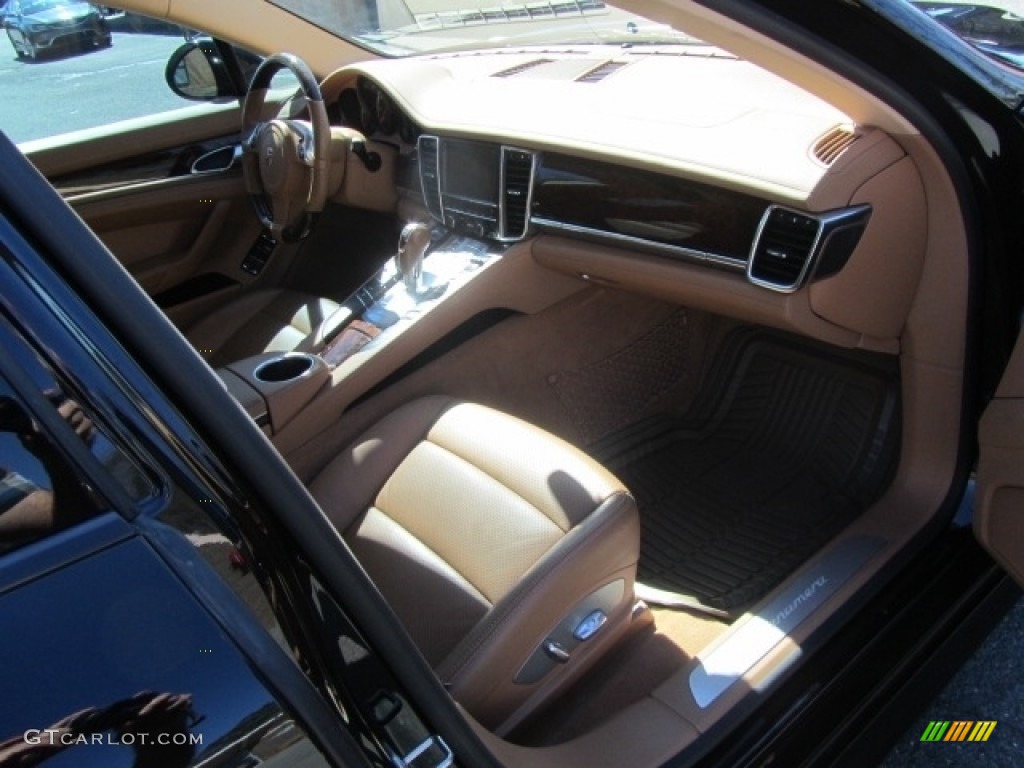 2011 Panamera V6 - Black / Cognac Natural Leather photo #22