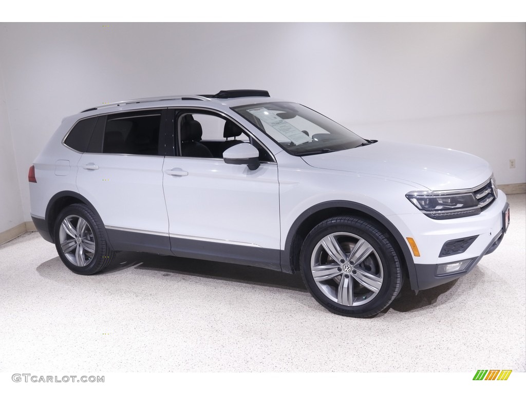 2018 Tiguan SEL Premium 4MOTION - White Silver Metallic / Titan Black photo #1