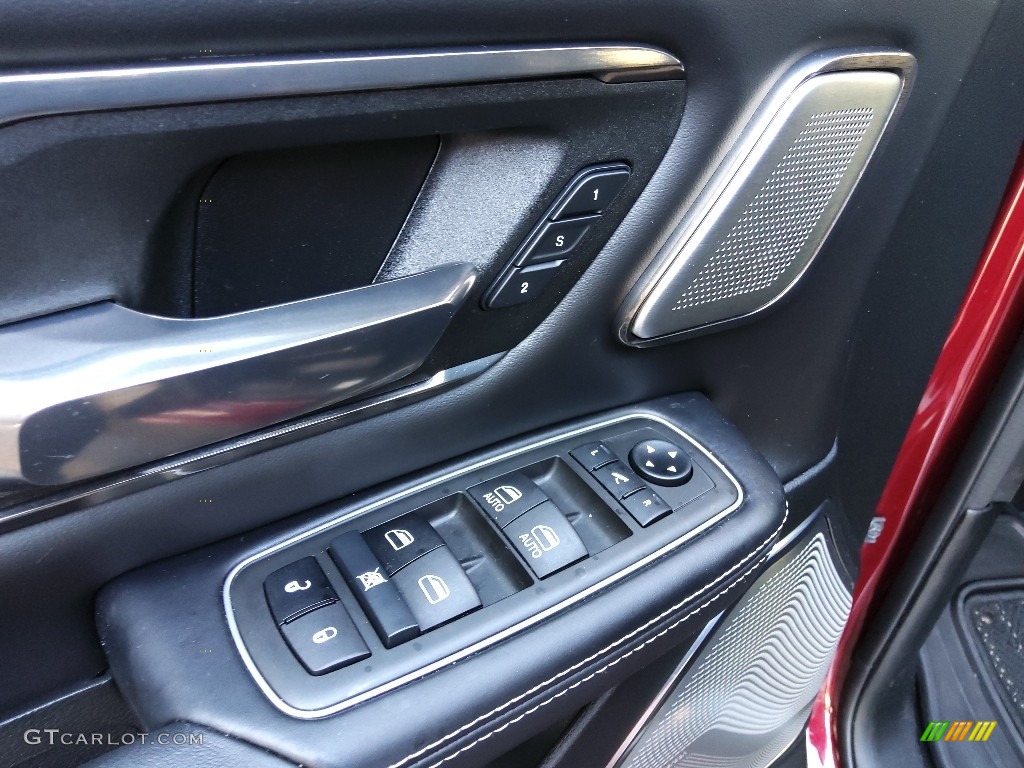 2021 Ram 1500 Limited Crew Cab 4x4 Black Door Panel Photo #143834140